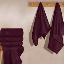 Ultra Soft 8-Piece Towel Set -% Ring Spun Cotton, 2 Oversized Bath Towels 27x54, 2 Hand Towels 16x28, 4 Wash Cloths 13x13 - Daily Use, Hotel & Spa - Olive Green, Luxury Towel Set - 勃根地 - 查看 2