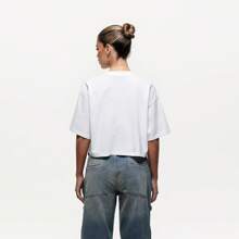 Good for Nothing Vintage Wild T-Shirt, Cream - 白色 - 查看 3