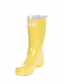 Women Forever Young 11Inch Ladies Rubber Rain Boot, - Yellow - View 2