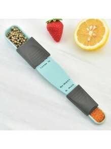 3 Pcs Adjustable Measuring Spoons Plastic Measuring Spoons Baking Kitchen Utensils Plastic Measuring Spoons Adjustable Measuring Spoons Set