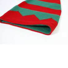 Kids Hair Accessories - 紅綠條紋綠帽邊(雙色帽) - 查看 6