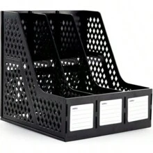 Organizador de Livros Triplo Preto