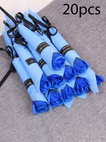 10pcs Soap Roses Artificial Rose Bouquet Petals Party Favour For Ladies, Girlfriends & Girlfriends, Suitable For Birthday, Wedding, Christmas, Holiday, Business Opening, Valentine's Day, Wedding, Birthday, Anniversary, Guest Gift, Bridesmaid Gift, Mother's Day, Father's Day