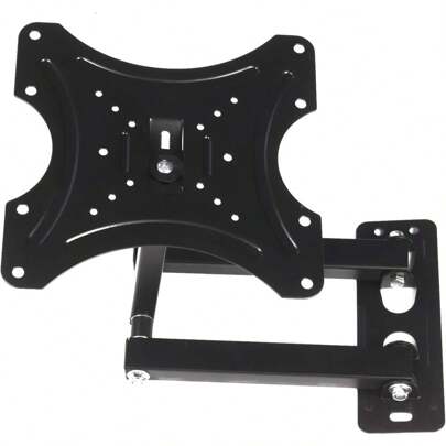 TV Wall Bracket For 10"" To 42"" Heavy Duty TV Mount Bracket Adjustable TV Wall Mounted Holder With Swivel Tilt Motion Arm For Flat TV Curved TV Up To 30kg Max VESA 75x75mm To 200x200mm