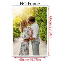 1 Canvas Customized Photo With DIY Photo Frame Or Frameless Poster, Valentine's Day Gift, Customized Photos For Loved Ones, Family, Friends, And Pets, Dogs, Cats, Large-Sized Home Decoration Suitable For Placing In Living Rooms, Bedrooms, Offices, Tea Rooms, Restaurants, Schools, Bathrooms, Customized Hanging Paintings, Personalized Wall Decoration Paintings,Home & Living,Christmas Home Atmosphere,Souvenirs,Reusable,Adorable,High-Quality - Style 1 - View 22