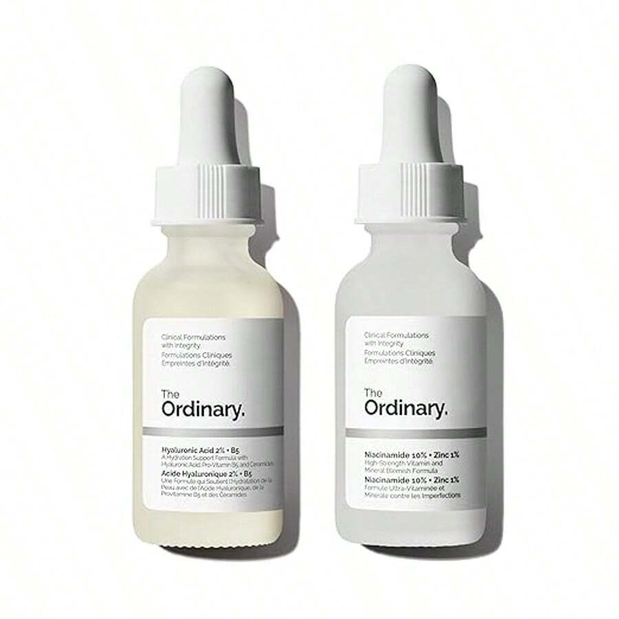 Skin Support Basics Duo -  Hyaluronic Acid 2% + B5 1 Fl Oz, Niacinamide 10% + Zinc 1% 1 Fl Oz - 白色 - 查看 1