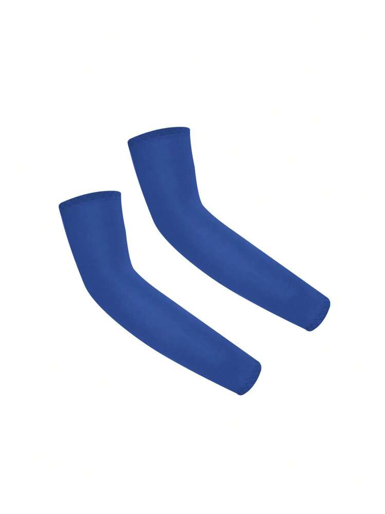 小号儿童冰袖，防紫外线手臂防晒袖套，男童女童，夏季薄款透气运动臂套 - 彩色 - 查看 9