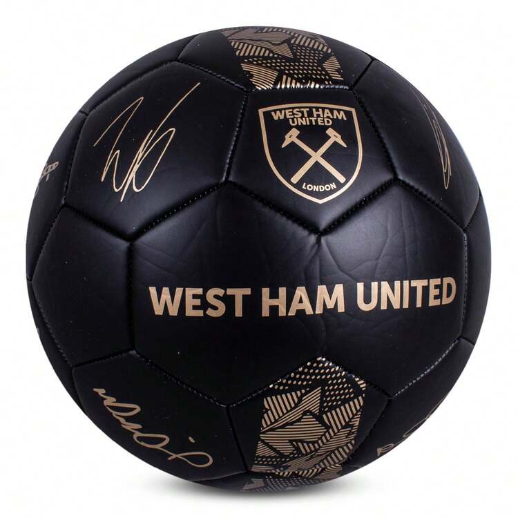 West Ham United F.C. West Ham United Phantom Signature Football - Black - View 3