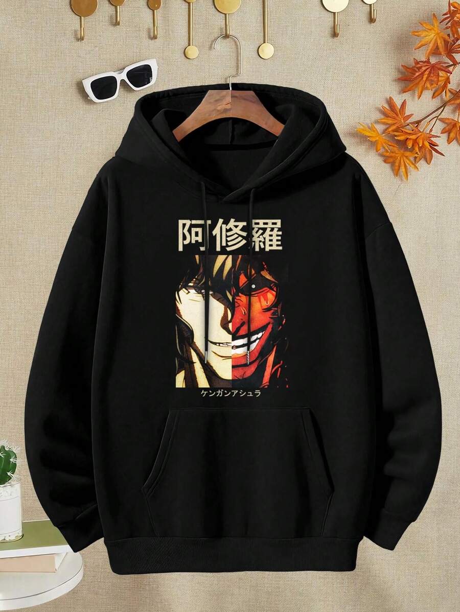 Women's Ohma Tokita Kengan Ashura Omega T-Shirt Jacket Stylish Anime Apparel - màu đen - Xem 1