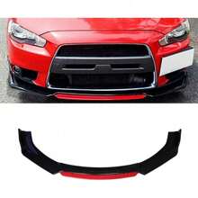 Car Front Bumper Lip Body Splitter Kit Vehicle Lower Front Spoiler Diffuser Body Protectors Car Protection Trims - 黑色 - 查看 6