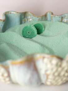 Sand Candle Powder Candle For Cozy Decoration 500g Various Colors - 薄荷藍 - 查看 3