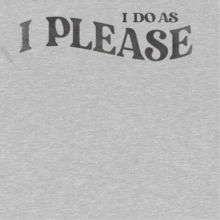 Social Collective I Do As I Please Graphic Cotton Unisex T-Shirt