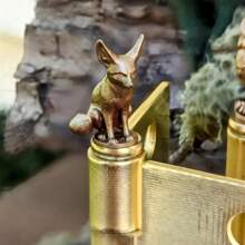 1 件磁性铰链头装饰，家居装饰铰链头磁性顶部装饰，适合动物爱好者（部分配件随机）