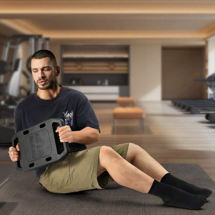 Cast Iron Ruck Weights 10&45LBS Pair&Single Ruck Plate Weighted Weights For Rucking Adjustable Ruck Plate With Straps&Solid Ruck Plate Weight For Rucking Swings Squat Strength Training Weightlifting Fitness Workout