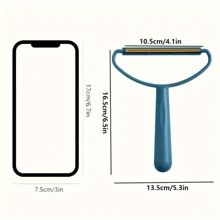 1/2/3pcs, Hand-Held Simple Fabric Shaver, Plastic Handle, Waterproof And Rust-Proof Copper Strip Scraper,Color Random Pet Hair Remover, Dog Cat Hair Remover, Fur Removal Tool, Portable Carpet Scraper, Clothes Fuzz Rollers For Carpets, Car Mat, Couch, Pet Bed, Furniture & Rug ,Suitable For Hair Ball And Hair Removal Of Woven Fabrics, Carpets And Other Fabrics,Not Suitable For Knitted Sweaters