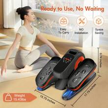 Ellipse Leg Exercise While Sitting Pedal Exerciser Under Desk Elliptical Machine Ellipse Electric Elliptical Machine Under Desk Leg Exerciser Fully Assembled LCD, Under Desk Elliptical Electric Ellipse Leg Exerciser Seated Foot Pedal W/Remote Under Desk Elliptical Exercise Machine, Electric Leg Exericser While Sitting LCD - Xem 8