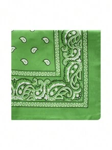 1 chiếc khăn vuông nhỏ in họa tiết Paisley cổ điển dành cho nữ, băng đô, dây buộc tóc trang trí, khăn bandana - Nhiều màu - Xem 24