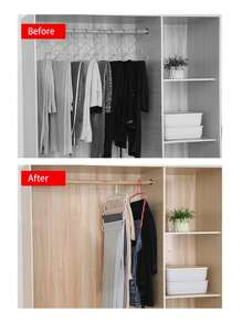 1/3/5/7件五层裤架家用衣柜挂裤子围巾收纳架防滑多层围巾架领带架适用于收纳裤子围巾领带