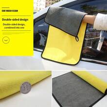 SEAMETAL Microfiber Car Washing Towel High Water Absorption Cleaning Towel Multi Sizes Double-Sided Soft Car Wash Drying Cloth - Blue - View 5