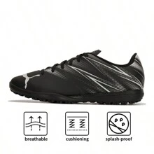 Puma Zapatos de fútbol/fútbol ATTACANTO TT TT, con tracción y amortiguación de impactos, para uso diario, partidos y entrenamiento de hombres, estilo n.º 107478-01