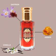 Aceite de perfume de azafrán dorado de 12ML (0,40 OZ) con caja de regalo negra de Intense Oud | Azafrán exótico, ámbar rico y vainilla dulce. - Floral - Ver 7