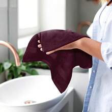 Ultra Soft 8-Piece Towel Set -% Ring Spun Cotton, 2 Oversized Bath Towels 27x54, 2 Hand Towels 16x28, 4 Wash Cloths 13x13 - Daily Use, Hotel & Spa - Olive Green, Luxury Towel Set - 勃根地 - 查看 5