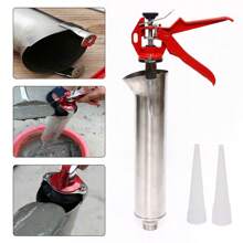 Mortar Grouting Gun Pointing Tile Cement Applicator Caulking Tool With 2 Nozzles - 1 - View 1