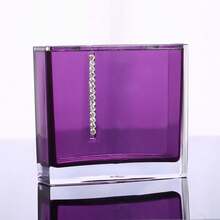 5PC/Set Acrylic Bathroom Accessories: Bath Cup, Bottle, Toothbrush Holder, Soap Dish