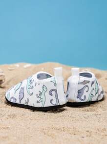 1 Pair Kids Outdoor Sports Fashionable Comfortable Breathable Non-Slip Beach/Water/Yoga/Training Shoes With Cute Cartoon Animal Pattern For Little Girls - Baby Pink - View 5