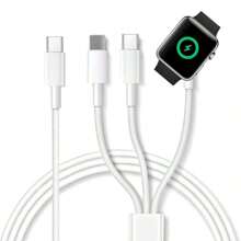 Watch Charger Cable Compatible For Apple Watch Series 9 8 7 6 5 4 3 2 1 SE, 3 In 1 Portable Charging Cord Compatible With Phone161514/13/12/11/Pro/Max/XS/X/Pad Series