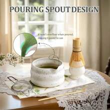 Must-Have 4/7-Piece Japanese Ceramic Matcha Bowl Set For Passionate Matcha Enthusiasts Back To School - Multicolor - View 6