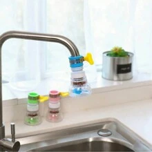 1/2/3pcs, Multi-Color Faucet Sprayer Head With Rotatable Nozzle & Extendable Filter - Splash-Proof Kitchen & Bathroom Accessory, Easy Install(Random Color And Style)