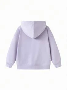 Áo Len Ngoài Trời Tối Giản Cho Bé Trai Và Bé Gái, Áo Mùa Xuân - Tông màu tím - Xem 5