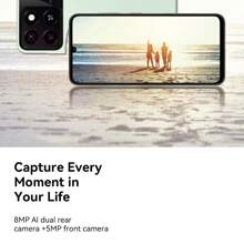 ZTE，智能手机，Blade A35 幻影黑，已解锁，Android 14，（4GB RAM+8GB Fusion）+ 64GB ROM，5000mAh 电池，双 SlM 4G，插头为欧洲标准，支持 NFC，4G LTE，全球版本 - 魅影黑 - 查看 10