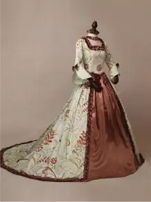 Nuevos vestidos de primavera para mujer con mangas acampanadas y estampados, vestidos largos tipo maxi. Estos vestidos presentan un encanto medieval y retro adecuado para vestidos de noche de boda.