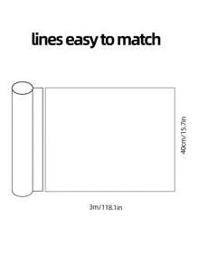 1 卷橱柜壁纸 撕即贴壁纸 哑光多色接触纸 撕即贴壁纸 适用于卧室 自粘壁纸 适用于墙面覆盖物、台面、墙壁 - 彩色 - 查看 3