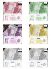 Soft Disposable Travel Pillow Cover, Stain-Resistant Fabric, Washable, Suitable For Hotel, Business Travel, Outdoor Camping - Solid Color - Multicolor - View 7