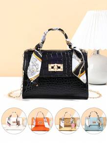 儿童围巾配件链条编织手提包 - M1703 - 查看 2