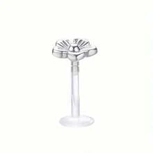 ORAZIO ORAZIO 1-8 Piezas Pendientes Helix de 16G para Mujeres, Aros para el Labio sin Rosca de Inserción, Aros para Tragus, Medusa, Concha, Monroe, Piercing y Joyería