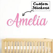 1pc 3-6 Inch Labels, Name Decal, Personalized Custom Name Tag Stickers, Custom Decal Stickers, Name Stickers, Date Stickers, DIY Gifts, Handmade, Handwriting, Wedding Stickers, Gift Stickers. Customizable Holographic Name Stickers For Water Bottles, Lunch Boxes, Personal Items, Glass, Cups, Rolls, Balloons, Calligraphy Stickers, Gift Box Decorations, Custom Text Glitter Name & Word Stickers, Wedding Favors,Warm Ambience, Autumn Home Refresh, Xmas Decoration