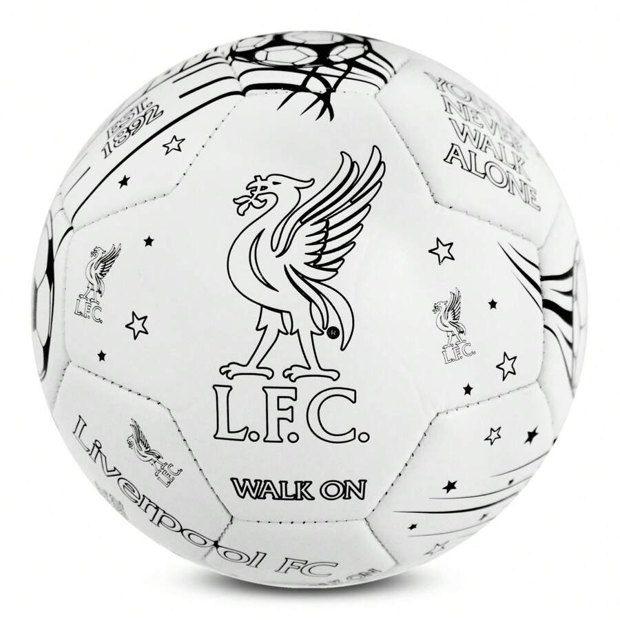 Liverpool F.C. Liverpool Mini Colour In Customisable Football - White - View 1