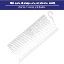 3000 Pieces Plastic J Hook Fasteners Clothing Tagging Fasteners Hanging Tag Fasteners For Tag Label, Standard Tagging Barbs, 3 Sizes, 1.5 Inch, 2.2 Inch, 2.8 Inch (1500)