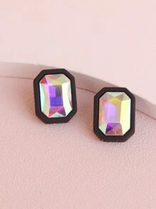 1 对新品畅销原创立方体耳钉，有绿色、红色、蓝色可选，时尚简约女士耳环，适合日常佩戴和送礼 - 方糖耳釘 - 查看 11