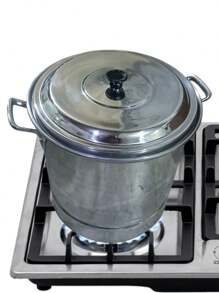 vaporera de 11 litros  de aluminio - Gris - Ver 1