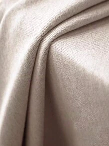 1 pieza Cortina opaca de color crema tipo lino contemporánea y sencilla, con aislamiento térmico a prueba de polvo, para sala de estar y dormitorio - Beis - Ver 7