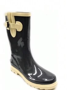 Women Forever Young 11Inch Ladies Rubber Rain Boot, - Grey - View 3