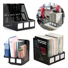 Organizador de Livros Triplo Preto