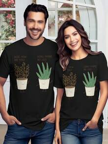 Valentine's Day T-Shirts Garden Etiquette Tees for Women - Cute Funny Romantic Tops