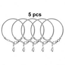 1/5/10/20/30/50 st. armband med ormbenskedja i guld/silver och hjärtformat karabinlås, lämpligt för gör-det-själv-armbandstillverkning, perfekt presentval - Armband - Visa 17