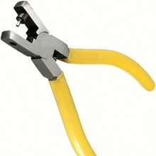 1 Pezzo Di Pinze Per Forbici A Foro In Acciaio Al Carbonio - Attrezzo Di Perforazione Giallo Da 2,0mm Per Orologio, Non È Richiesta Alcuna Installazione
